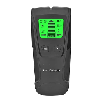 Električni Digitalni LED Zaslon Lesa Klinov Merilni Detektor Kovin Ročne baterijske Večfunkcijsko 3 V 1 AC Žice, Iskanje