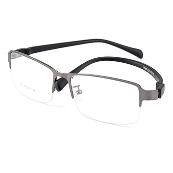 Gmei Optični Moške Velikosti Titanove Zlitine Okvir Očal za Moške Očala Prožne Noge IP Galvanizacijo Zlitine Očala Y7061