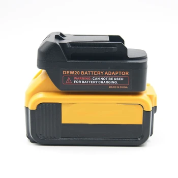 Baterija Adapter za Dewalt DCB200 DCB205 Li-Ion Baterija za Milwaukee M18 Baterijo, Adapter Pretvornik Trenutno
