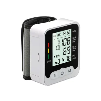 Angleški Gospodinjstvo Zdravje Spremlja Zapestje Hlačnice Sphygmomanometer Krvi Presure Meter Monitor Srčnega Utripa Utrip Prenosni Tonometer