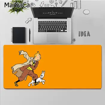 MaiYaCa Visoke Kakovosti adventures of tintin Igralec Hitrost Miši Trgovini na Majhne Gume Mousepad Gume Gaming Računalnik mousepad