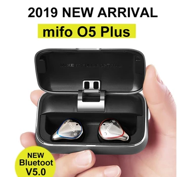 Mifo O5 plus Mini TWS V Uho Slušalke Brezžične Bluetooth Čepkov Nepremočljiva Šport HiFi Bas Stereo Zmanjšanje Hrupa Uho brsti