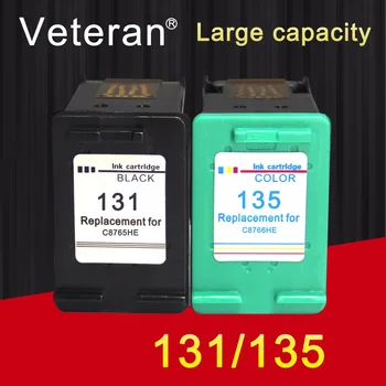 Veteran kartuša 131 135 Zamenjava za hp131 hp135 HP deskjet 5743 Photosmart; C3100 C3183 C3150 C3180 PSC1500 1510 1513