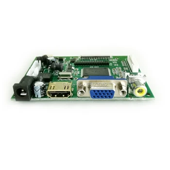 VGA+AV krmilnik pogona sveta 40-Pin LVDS 1366*768 Komplet Za B133XTN01/B133XW01/B133XW02/B133XW03/B133XW04 zaslon prenosnik 60Hz