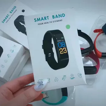 115 Plus Bluetooth Manšeta Srčnega utripa, Krvnega Tlaka Smart Band Zapestnica Fitnes Tracker Smartband za Android IOS