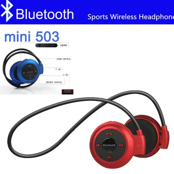 Mini 503 Bluetooth Slušalke, Prostoročno, Predvajalnik MP3 Brezžične Stereo Šport Slušalke Podpira TF Kartice FM Glavo Slušalke