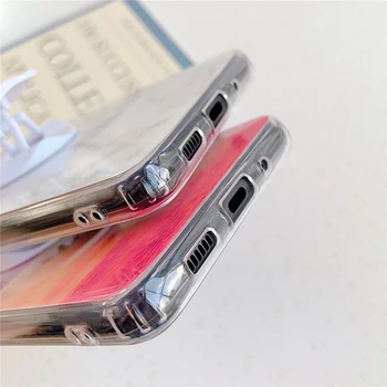 Marmor Primeru Telefon Z Držalom Za Samsung Galaxy S20 Opomba 20 Ultra S10 S8 S9 Plus Opomba 10 Pro 9 8 Primerih Mehko Telo Telefon Kritje