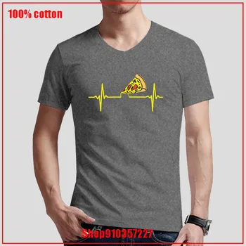 Pizza Ljubezen Pizza Heartb Tshirt Kratek Rokav 3D Natisnjeni T-shirt Enolično T-shirt Svoboden O-vratu Poletne Moške Obleke Proti-vrat Fitnes