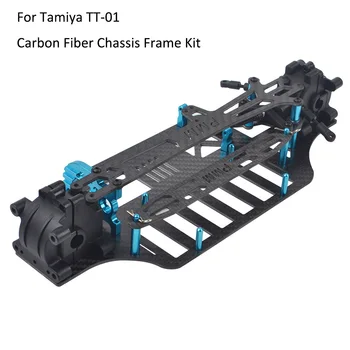 51001 TT-01 Ogljikovih Vlaken Ohišje Okvir Komplet za Tamiya TT01/TT01E/TT01D/TT01ES/TT01R Drift Avto Deli Upgrape