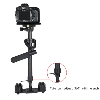 S60 Fotoaparat Steadicam 24 cm / 60 cm Pro Ročni Video DSLR Stabilizator za Nikon Canon Sony Panasonic Kamere do 6.6 kg/3kg