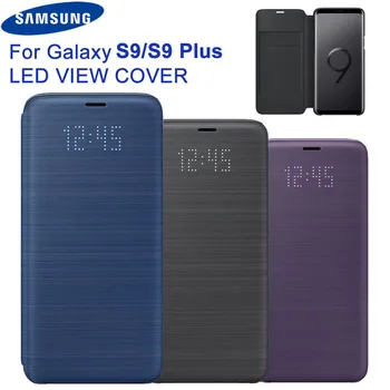 Originalni Samsung LED Prikaz Kritje Pametni mobilni Telefon, Ohišje Za Samsung Galaxy S9 G9600 S9+ S9 Plus G9650 Spanja Card Žep