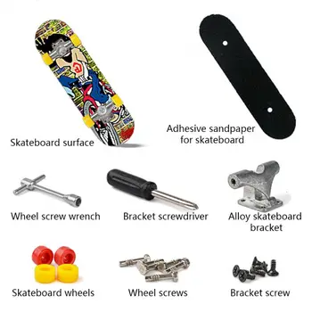 Plastično Mini Finger Skating Odbor Tabela Igra Igrače Otroci Skateboard Otrok Prst Fingerboard Skuter Skate Izobraževalne Darila