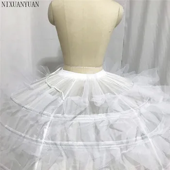 Modna Poročna Petticoat Sedem Plasti s Težko Tila za Zabuhle Poročni Obleki 2021 za Poroko Obleko Napihovalka Obleko