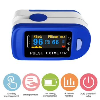Prst Impulz Oximeter Kisika v Krvi, Digitalni Impulz Oximeter Alarm Oximeter OLED