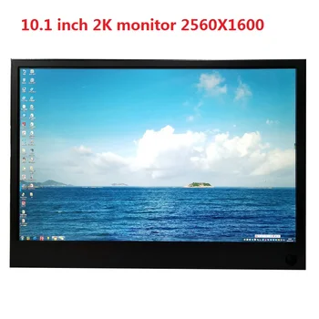 10 inches2K prenosni monitor, 2HDMI IPS zaslon visoke LOČLJIVOSTI 2560 X 1600 PS4 igre, monitor, računalnik, LCD zaslon USB gonilnik odbor PC