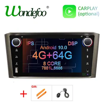 DSP IP 4G 64 G 8CORE Android 9.0 Avtomobilsko navigacijo Za Toyota Avensis T25 2002-2008 GPS stereo zvoka radio št dvd predvajalnik