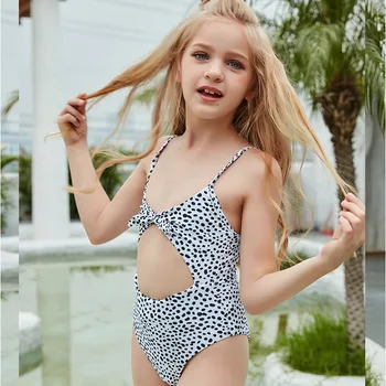Dekle Leopard Tiskanja Kopalke, Otroci En Kos Obleke Otrok Kopalke Otroci Hot Springs Plaži Kopalke, Kopalke Biquini Infantil