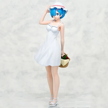 Anime Re:Življenje V Drugačen Svet Od Nič Košarico Rem Akcijska Figura, PVC, 21 cm Zbirka Model Lutke Igrače za Darila