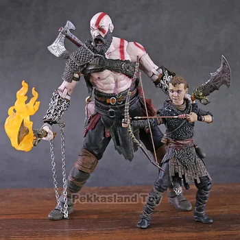 Bog Vojne (2018) Končni Ukrep Slika 2-Pack Kratos & NECA Atreus