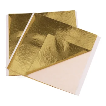 B Zlato Imitacije Zlata Folija Listi Tajvan Listov Papirja Gilding za Nohte Art Okraski, Okvirji za Slike