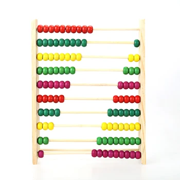 Multicolor Kroglice Oblikovanje Izobraževalnih Lesene Abakus Igrača Za Otroke Štetje Števila Zgodnjega Učenja Igrača Za Otroka Matematiko Študija Za Darilo