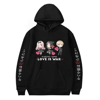 Lep Anime Kaguya-sama: Ljubezen Je Vojna Hoodie Majica Moški/ženske, Jeseni, Pozimi Sweatshirts Fantje/dekleta Ulične Priložnostne Hoodie