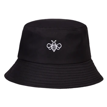 Moda poletje bombaž ribič klobuk hip-hop klobuk divji med vezenje vedro klobuki unisex priložnostne klobuk panama klobuki casquette