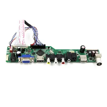 Latumab Nov Komplet za LP154WX4(TL)(D2) TV+HDMI+VGA+USB LCD LED zaslon Gonilnik Krmilnika Odbor Brezplačna dostava
