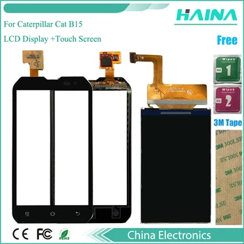 Nov LCD B15Q Telefon Za Caterpillar Mačka B15 LCD Zaslon Nadomestni Deli S Številko za Sledenje
