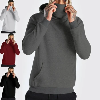 2020 Moške Nov Modni Visoke Kakovosti Barva pulover s kapuco Maska Hoodie Hip Hop Dolgimi Rokavi Moški pulover s kapuco Vrhovi