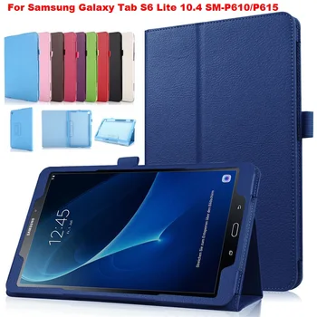 2020 Zavihku S6 Lite P610 Ohišje Za Samsung Galaxy Tab S6 Lite 10.4 SM-P610/P615 Tablet pokrov Stojala Primeru Usnje Smart cover