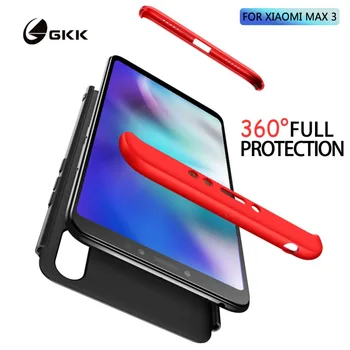 GKK primeru Telefon za xiaomi mi max 3 primer 3 v 1 design 360 Popolno zaščito Anti-knock Shockproof za Xiaomi max3 Telefon hard cover