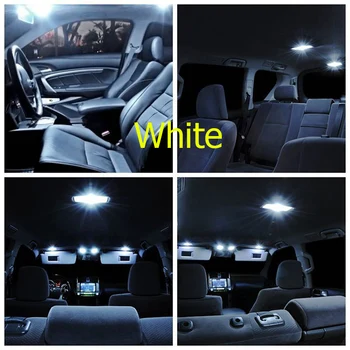 14pcs White Ice Blue LED Žarnice Za 2007-Chevy Chevrolet Tahoe Notranjost Paket Komplet registrske Tablice Lučka Chevy-EF-13