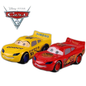 Velika Disney Pixar Cars 3 Kovinsko Črna Nevihta Jackson Strela McQueen Curz Zvoka In Svetlobe Avto Igrače Otroški Rojstni Dan Božično Darilo
