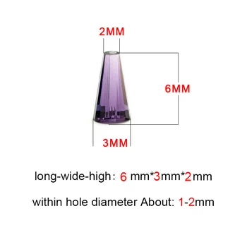 3*6 mm 200pcs Stolp obliko Upscale Avstrijski kristalno kroglice erlenmajerico Visoke kakovosti svoboden kroglice steklene oskrbe zapestnica Nakit DIY