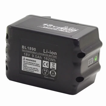 Najnovejše Nadgrajeno BL1890 Polnilna Baterija 18 V 9000mAh Litij-ion baterija za Makita Baterija 18v BL1840 BL1850 BL1830 BL1860B LXT 400