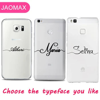 Jaomax DIY Design Ime po Meri Primeru Telefon Za iPhone 11 XS MAX XR X 8 7 PLUS 6s Mehki Silikon TPU Primere,