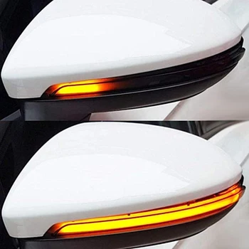 Avto LED Vključite Opozorilne Luči Ogledalo Indikator za Golf 7 MK7 7.5 GTI R GTD