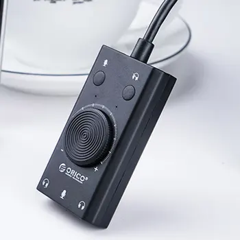 Multifunkcijski Zunanjo USB Zvočno Kartico USB na Priključek 3,5 mm izhod za Slušalke Avdio Adapter Micphone Zvočno Kartico Za Compter