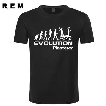Smešno Razvoj Plasterer Delo, Delo Tshirt Za Moške Poletje Moda Črko T Majica Bombaž Priložnostne T-Shirt