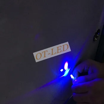 1000pcs 5mm Ultravijolično 395nm 400nm UV LED Dioda, ki Oddaja Svetlobo Žarnice 5 mm UVLED Ultra Vijolična Vijolična 5 mm Krog Vodo Jasno Objektiv
