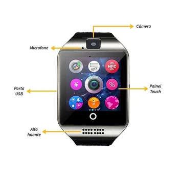 ZQH Pametno Gledati V18 SmartWatch Podpira TF Kartice Sim Klic Pritisni in Sporočilo Fotoaparat, Bluetooth Za Android IOS Telefon Xiaomi