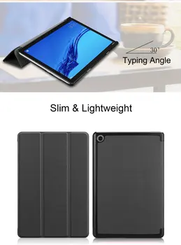 Tablični Primeru za Huawei MediaPad T5 10.0 Magnetni PU Usnja Kritje za Huawei Medijev Pad AGS2-W09 AGS2-L09 AGS2-L03 AGS2-W19 10.1