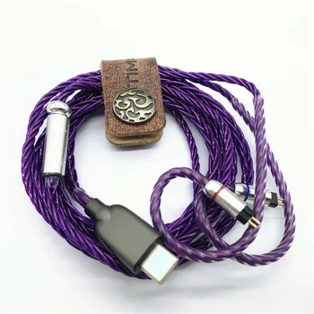 Diy slušalke nadgradnjo kabel 8 jeder MMCX IM50 IE80 0.78 mm 2pin 0,75 mm TF10 A2DC vijolično kabel