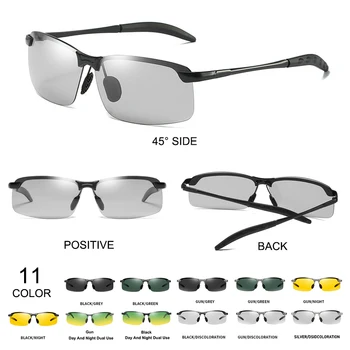 SIMPRECT Polarizirana sončna Očala Moških 2021 Anti-glare Photochromic sončna Očala Retro Vintage Voznika sončna Očala Za Moške Oculos