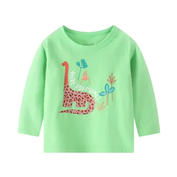 2020 Dekleta T-shirt Živali Tiskanja Žirafa Majica s kratkimi rokavi Otroci Oblačila Tshirt Koszulki Dekleta Vrhovi Padec Top Majice Vetement Enfant Fille
