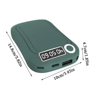 10000mAh 5V/2A USB za Polnjenje Električnih Ročno Toplejše Moči Banke Eleganten Prenosni Handwarmer Za Darila In Športih na Prostem
