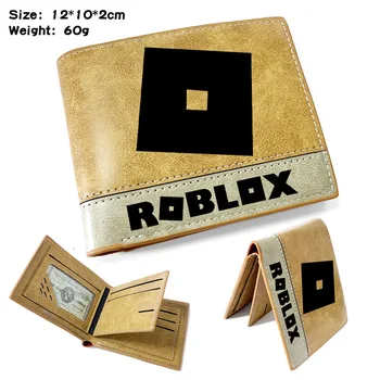12*10*2 cm Roblox virtualnem svetu študenti unisex usnjenim dvojno krat denarnice moda kratke kartico vreči kovanec torbici fant darilo za rojstni dan