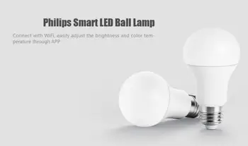Youpin Smart LED Luči Svetilka 6,5 W E27 Žarnica 220 - 240V 450LM 3000 - 5700K Stepless Zatemnitev Xiaomi mijia Mi doma APP Remote, WiFi