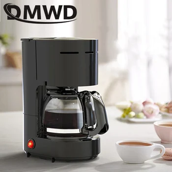 DMWD Električni Ameriški Kapljično, aparat za Kavo Samodejno Mini Espresso, Latte Čajnik Kotlovski Prah Cafe Tea Pare Piva Lonec za Kavo